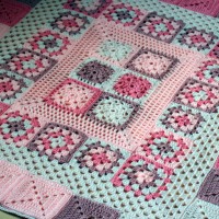 Crochet Baby Blanket Pretty In Pink