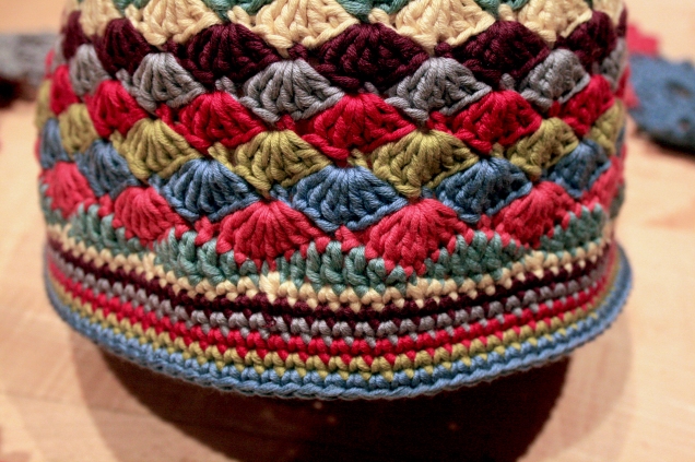 Crochet Beanie Hat Stripes